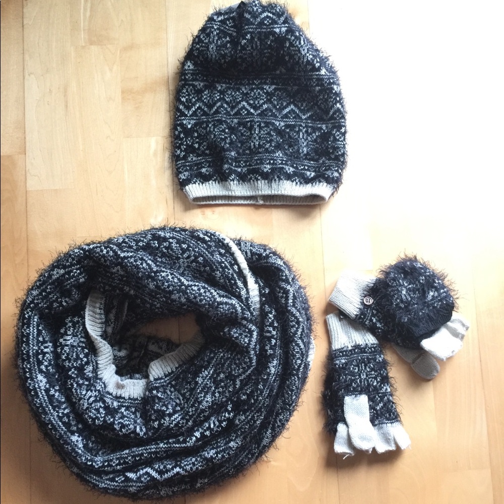Winter hat scarf & gloves sets